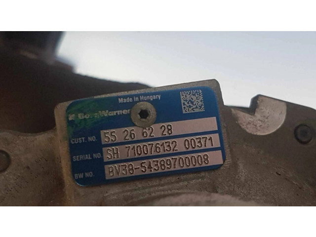 Турбина Fiat 500X 1.6 55266228, 710076132 для двигателя 71777138 для двигателя 55260384