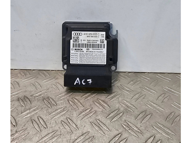 Блок управления надувных подушек 4H0959655C, 0285010856 Audi A6 S6 C7 4G