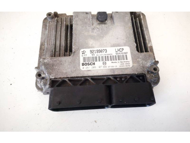 Блок управления двигателя 92199073, 0261209107    Chevrolet Captiva   