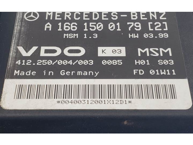 Блок управления двигателя 412250004003   Mercedes-Benz A W168