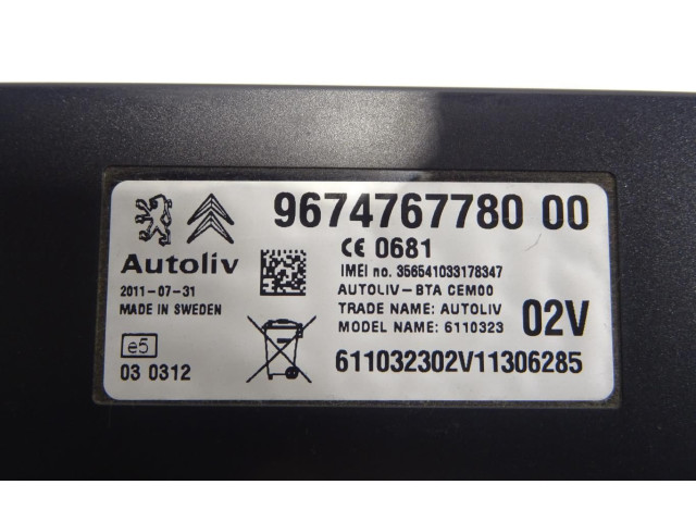 Другие блоки управления / модули 9674767780 Citroen DS4