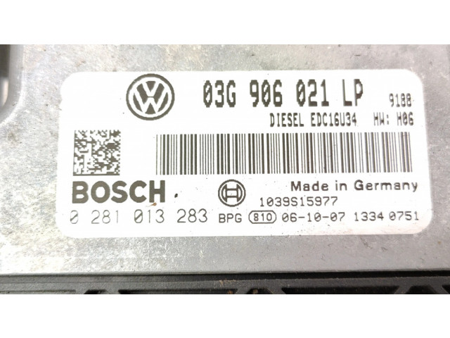 Комплект блоков управления 03G906021LP, 0281013283 Seat Toledo III (5P)