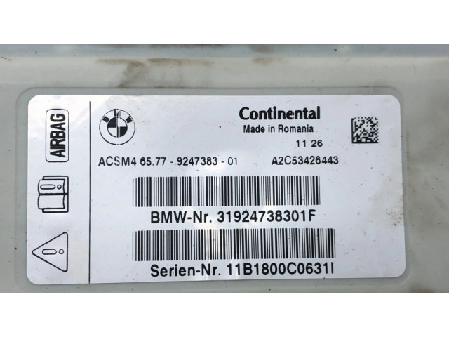 Блок подушек безопасности 9247383   BMW X3 F25