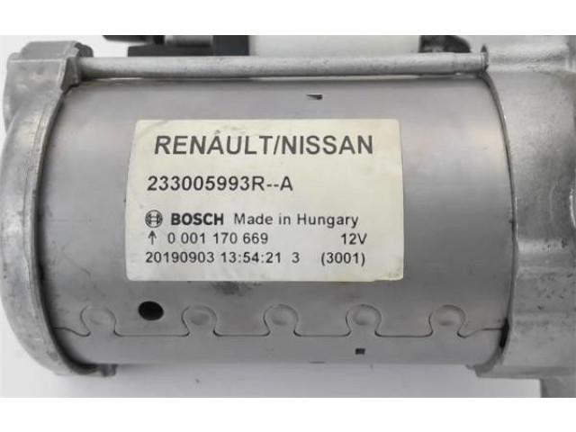 Генератор 233005993R, 0001170669 Renault Clio V