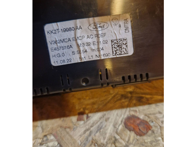 Блок управления климат-контролем KK2T19980AA, E457516A   Ford Transit Custom