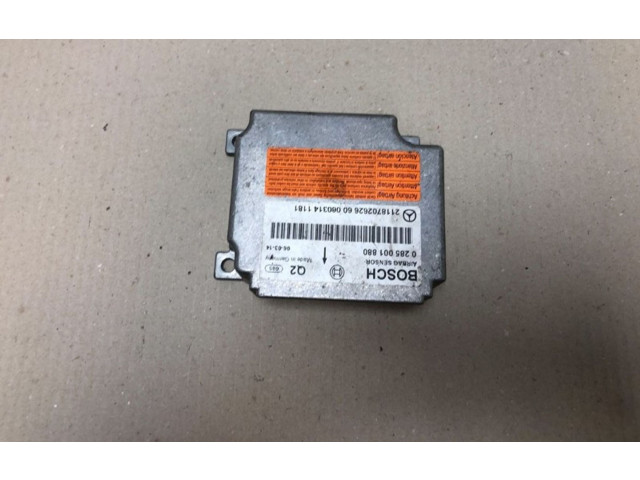 Блок подушек безопасности 0285001880, 0285001880   Mercedes-Benz E AMG W211