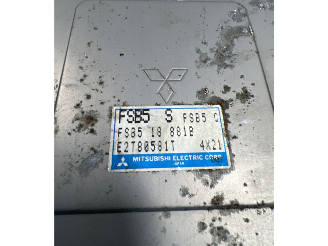 Блок управления двигателя FSB518881B, E2T80581T Mitsubishi Grandis
