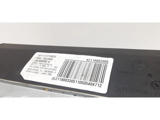 Подушка безопасности пассажира A2118603305   Mercedes-Benz E W211