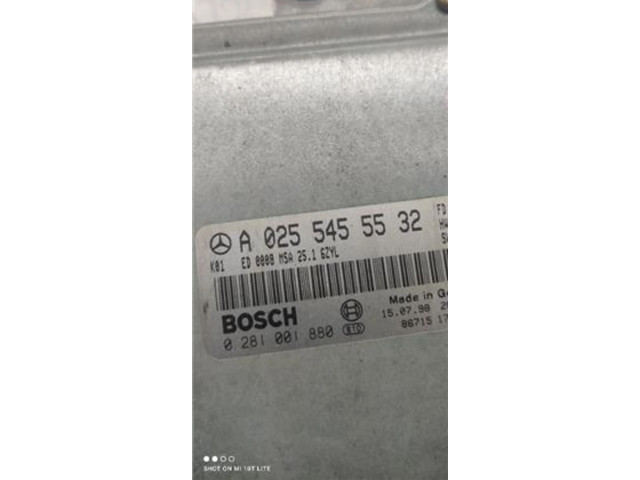 Блок управления A0255455532, A0255455532   Mercedes-Benz E AMG W210