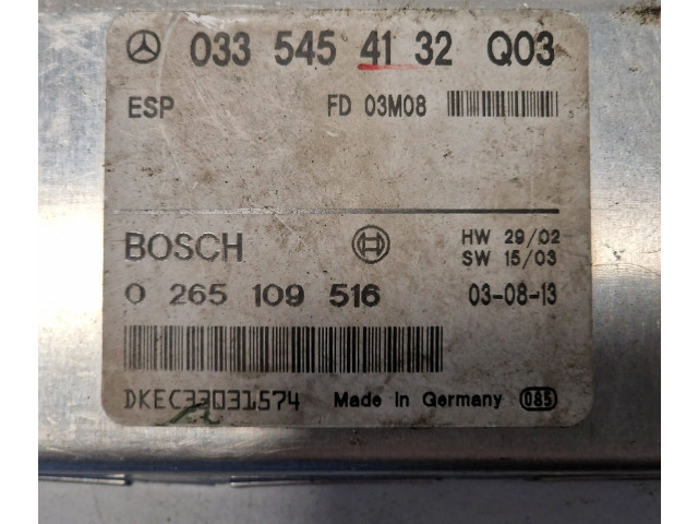 Блок управления АБС 0335454132, 0265109516   Mercedes-Benz E W211