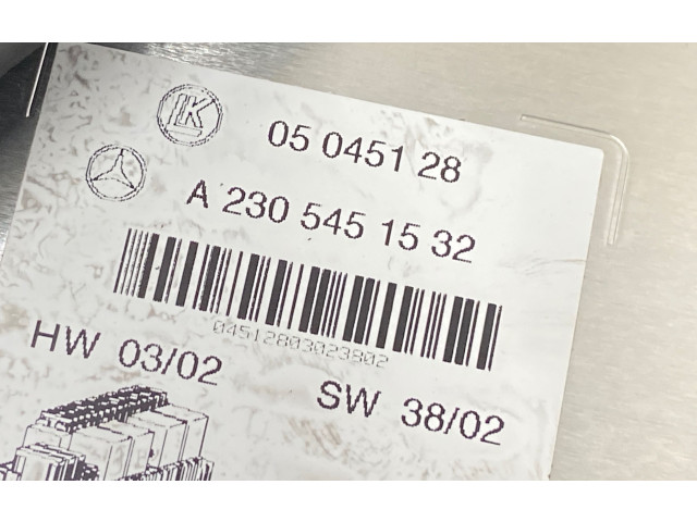 Блок предохранителей  A2305451532, 05045128   Mercedes-Benz SL R230    