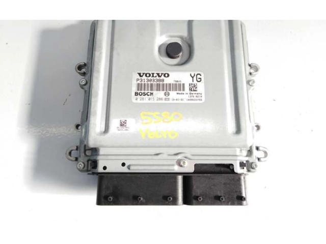 Блок управления двигателя P31033388, 0281015286 Volvo S80