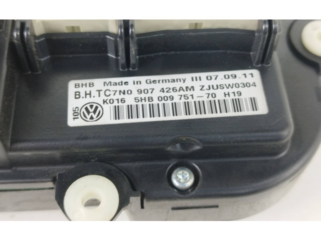 Блок управления климат-контролем 7N0907426AM, 5HB00975170 Volkswagen Caddy