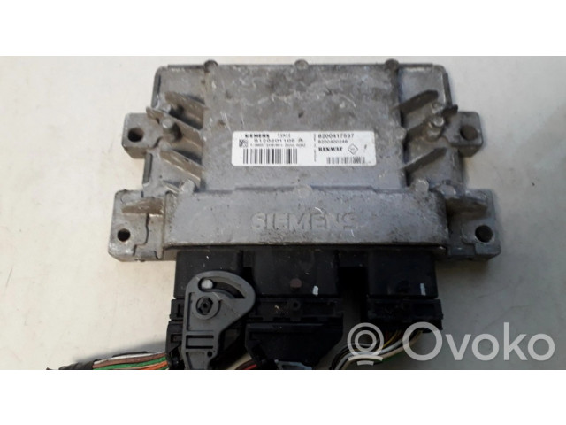 Блок управления двигателя 8200417597, 8200400246  s120201105a   Renault Clio II