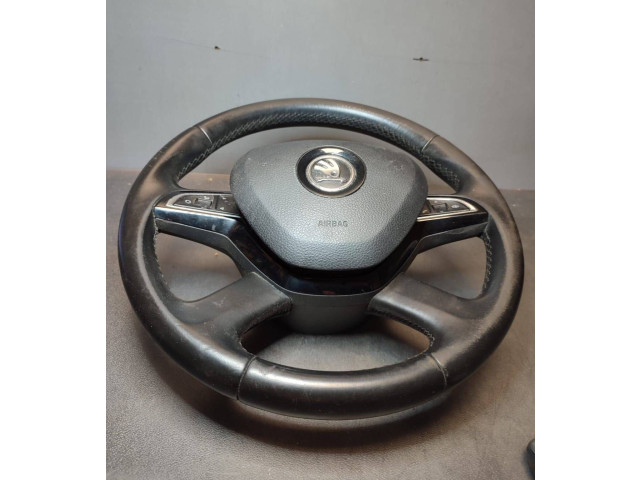 Руль Skoda Octavia Mk3 (5E)  2013 - 2019 года 5E0419091AC      