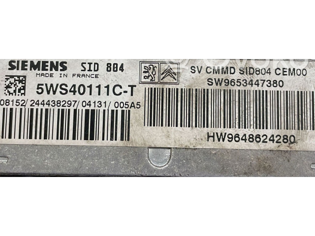 Řídící jednotka SW9653447380, SW9653447380   Citroen C2 2004