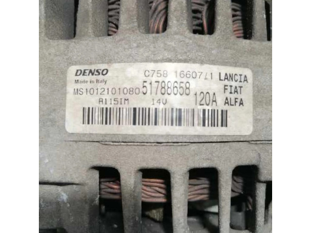 Генератор 51788658, ALTERNADOR   Fiat Punto (199) 1.4     