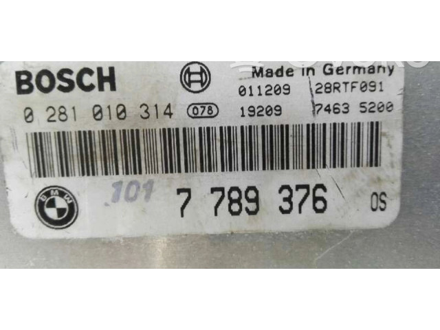 Řídící jednotka 7789376, 1834 BMW X5 E53 2000