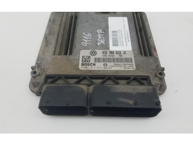 Блок управления двигателем Блок управления 03G906016JK Volkswagen Jetta V