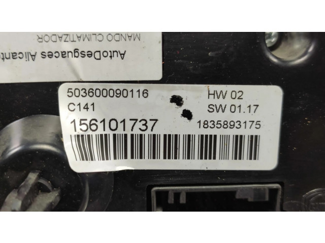 Блок управления климат-контролем 503600090116, 156101737 Alfa Romeo Giulietta