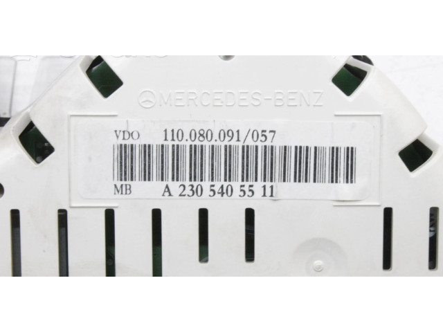 Панель приборов A2305400023 Mercedes-Benz SL R230