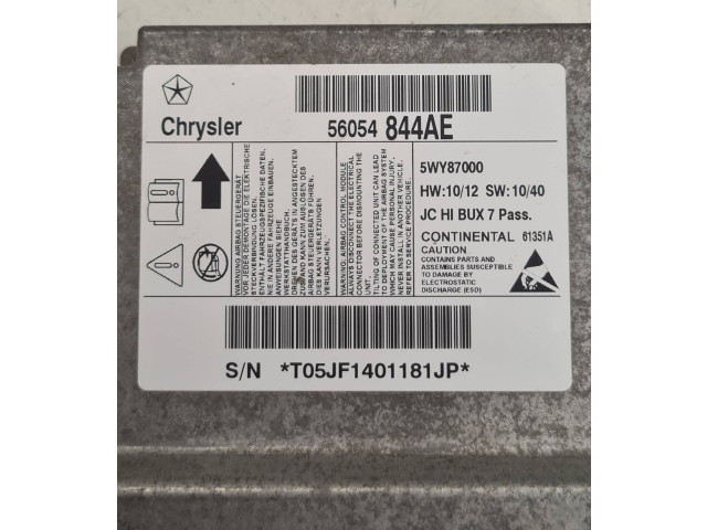 Блок подушек безопасности P56054844AE, 5WY87000   Fiat Freemont