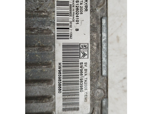 Блок управления коробкой передач 9661983980, S126024101B Citroen C4 I