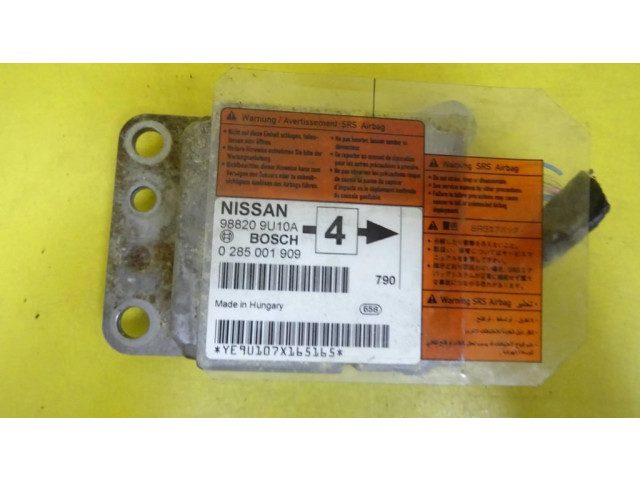 Блок подушек безопасности 0285001909, 988209U10A Nissan Note (E11)