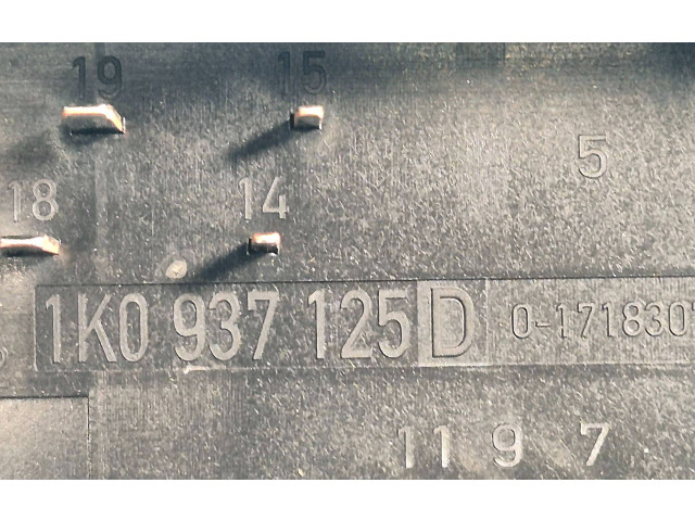   Pojistková skříňka 1K0937125D, 1197   Volkswagen Caddy 2011