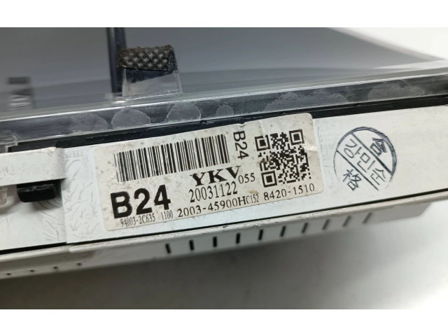 Панель приборов 84201510, 20031122   Hyundai Coupe       