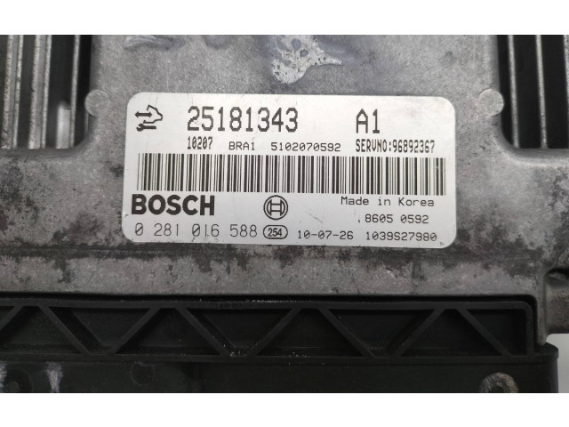 Блок управления двигателя 25181343 Chevrolet Captiva