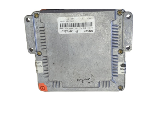 Блок управления двигателя 0281010437, 8200142447 Mitsubishi Carisma