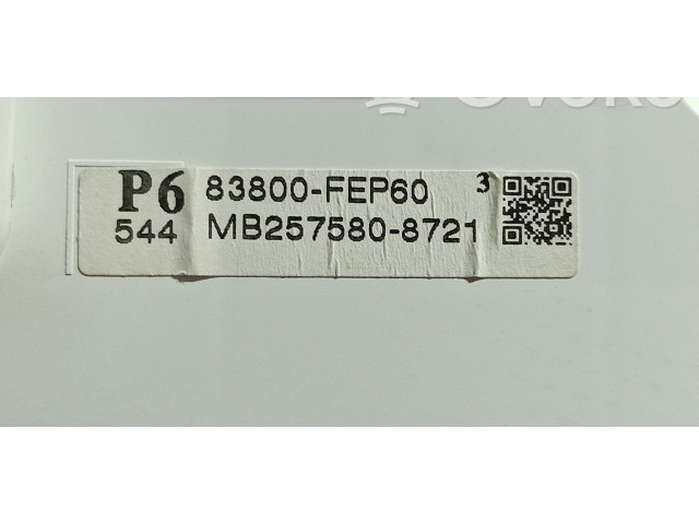 Přístrojová deska Toyota Corolla E160 E170 2021 83800FEP60