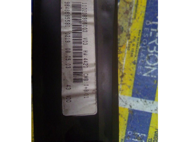 Панель приборов 9646685580 Citroen Xsara Picasso