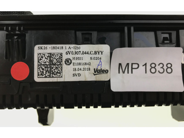 Блок управления климат-контролем SK26180418, 6V0907044C Skoda Fabia Mk2 (5J)