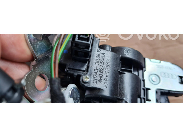 Zámek zadních dveří 4H0827505A, 211743300916 Audi A6 C7 2016