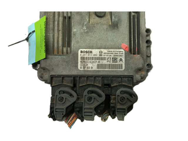 Řídící jednotka 9663786880, 0281012982 Fiat Scudo 2008