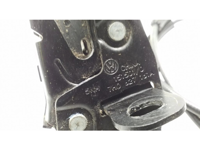 Замок багажника 7H0827565J    Volkswagen Transporter - Caravelle T5 2003 - 2015 года