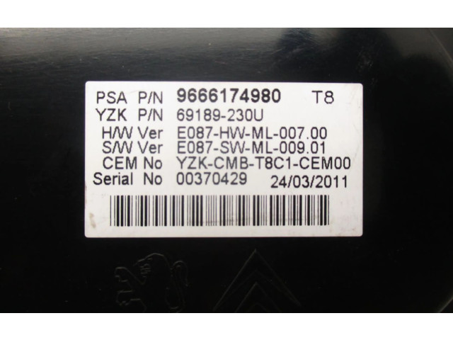 Přístrojová deska Peugeot 508 RXH 2011 9666174980