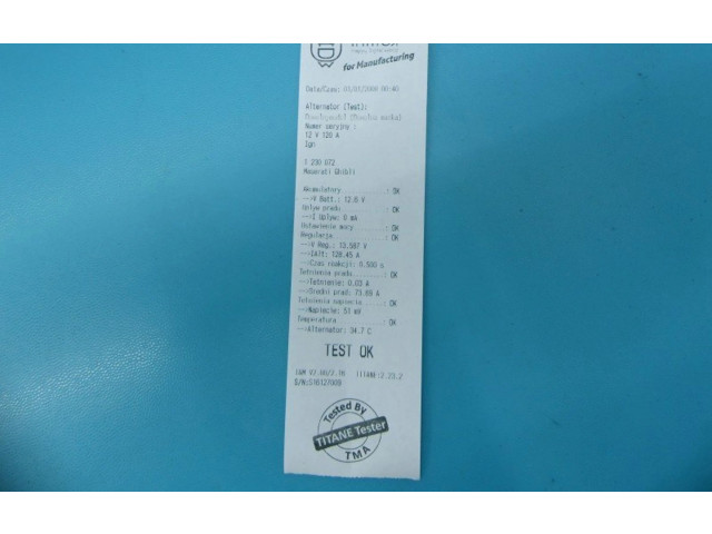 Генератор 104210-6590, IMPRK1230072 Maserati Ghibli