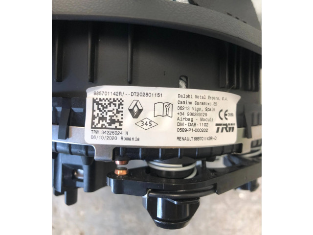 Подушка безопасности водителя 985701142R   Dacia Dokker