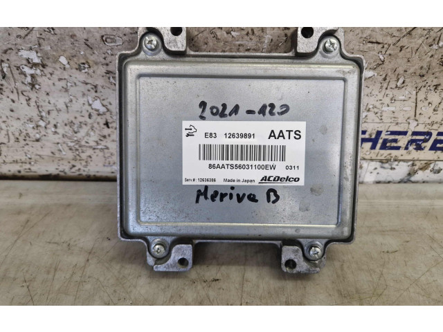 Блок управления двигателя 12636386, 12639891 Opel Meriva B