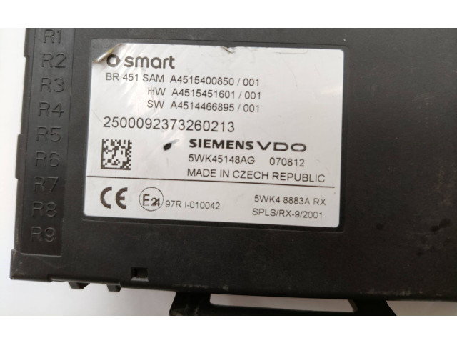 Блок комфорта A4515400850, A4515451601 Smart ForTwo II