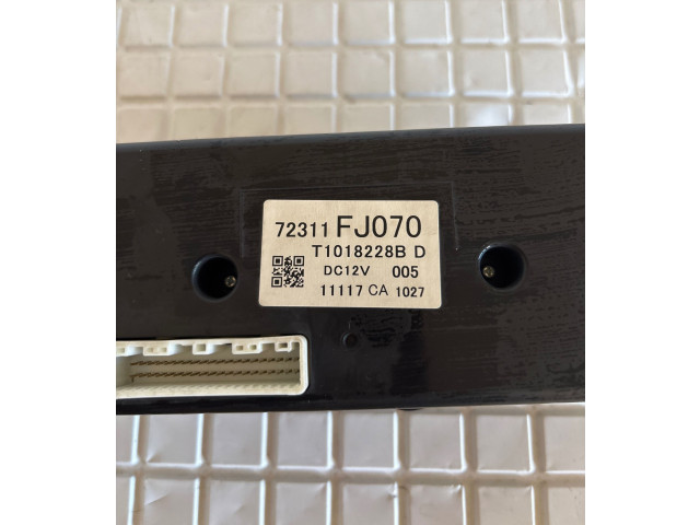 Блок управления климат-контролем 72311FJ070, T1018228BD Subaru XV I