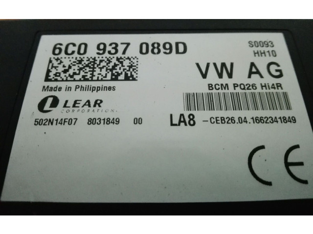 Блок комфорта 6C0937089D, 6C0937089D Skoda Fabia Mk3 (NJ)