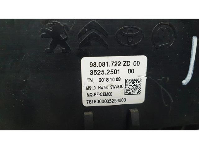 Блок управления климат-контролем 98081722ZD Citroen Berlingo