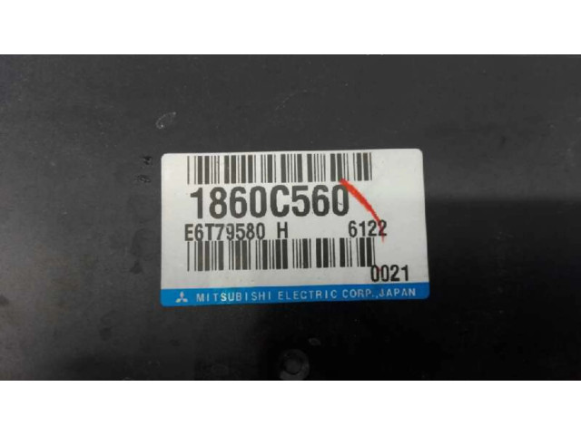 Блок управления двигателя 1860C560, E6T79580H Mitsubishi Outlander