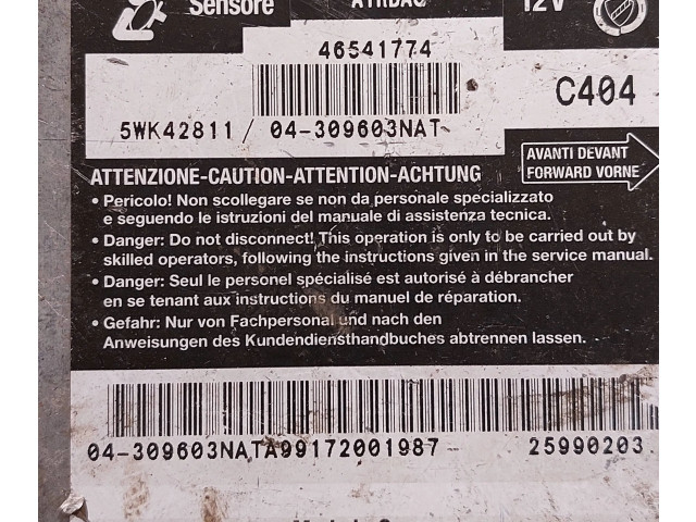 Блок подушек безопасности 5WK42811, 46541774   Fiat Bravo - Brava