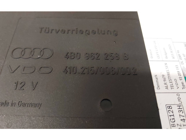 Блок комфорта 4B0962258B Audi A6 S6 C5 4B