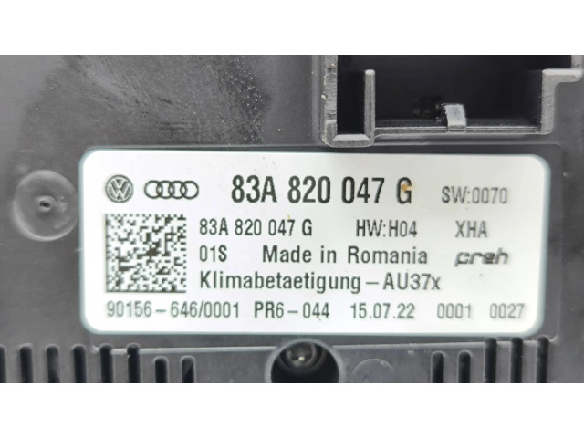 Блок управления климат-контролем 83A820047G, 90156646000 Audi Q2